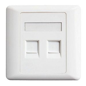 Face Plate 86 x 86 Style 2 Port