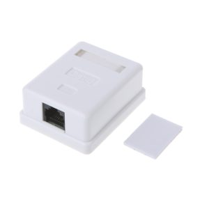 Surface Mount Box Cat6 Single 1 Port